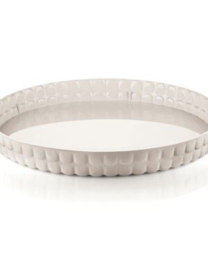 GUZZINI Vassoio tondo Tiffany BIANCO