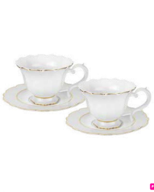 BACI MILANO BELLE EPOQUE SET 2 TAZZINE CAFFE