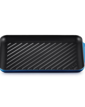 LE CREUSET Grill rettangolare Tradition 32 x 22 cm azure