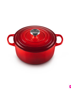 LE CREUSET Cocotte rotonda Evolution Ciliegia 24 cm