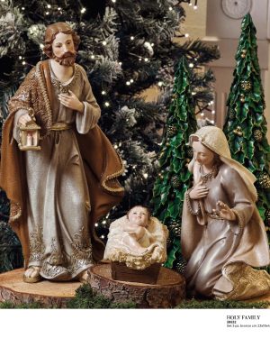 FADE HOLY FAMILY 3 PEZZI BRONZO