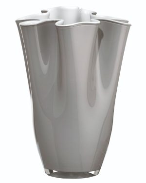 ONLYLUX VASO WAVE 30 CM OPALE GRIGIO