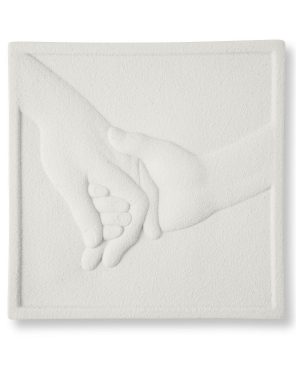 LINEASETTE QUADRETTO 15X15 MANI BIANCHE