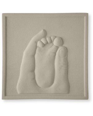 LINEASETTE QUADRETTO 15X15 MANI PIEDI CAOLINO