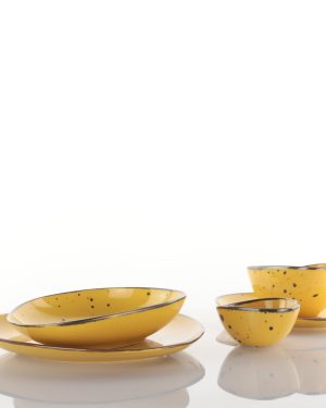 WEISSESTAL SERVIZIO 18 PEZZI TAVOLA AQUA YELLOW