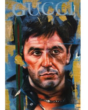 QUADRO SU TELA 70 x 50 AL PACINO