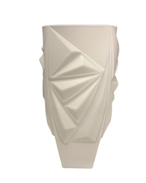 CRISTALLERIA DI CORTE ICEBERG VASO BIANCO