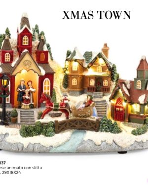 FADE VILLAGGIO NATALIZIO (PAESE CON SLITTA)