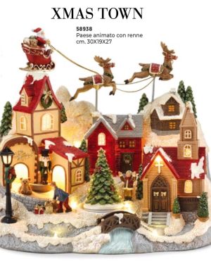 FADE VILLAGGIO NATALIZIO (PAESE CON RENNE)