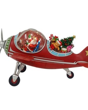 IL MONDO DEI CARILLON GRANDE AEREO CON BABBO NATALE