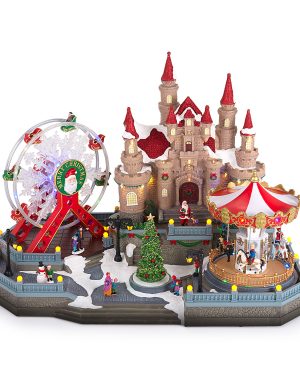 HENRIETTE VILLAGGIO CON CASTELLO LUCI MUSICA MOVIMENTI