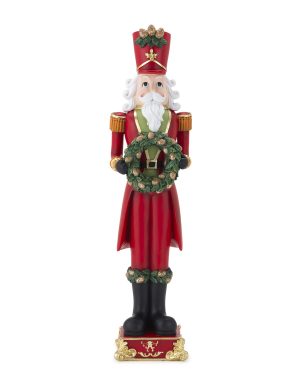 HENRIETTE SCHIACCIANOCI H 60 CM ROSSO NATALE