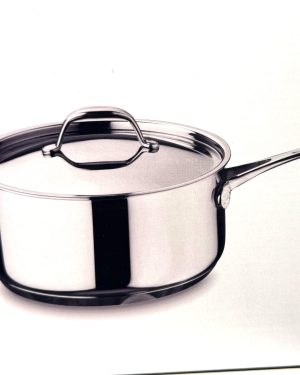 MEPRA CASSERUOLA 16 1 MANICO + COPERCHIO GLAMOUR INOX