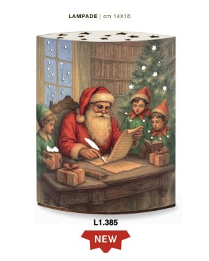ESTEGO LAMPADA OVALE BABBO NATALE L1.385