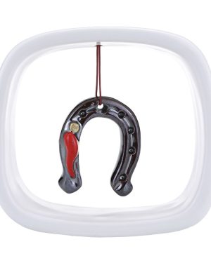 MACRI CORNICE IN CERAMICA CON FERRO DI CAVALLO