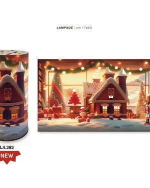 ESTEGO LAMPADA TONDA VILLAGGIO NATALE