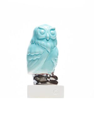 MACRI SCULTURA LA CIVETTA CELESTE