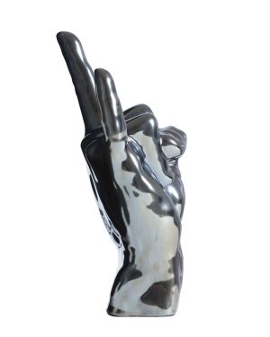 MACRI TIE' LE MANI DI NAPOLI GRIGIA