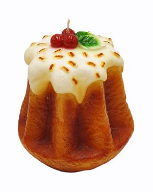 INTRONA CANDELA A FORMA DI PANDORO H15