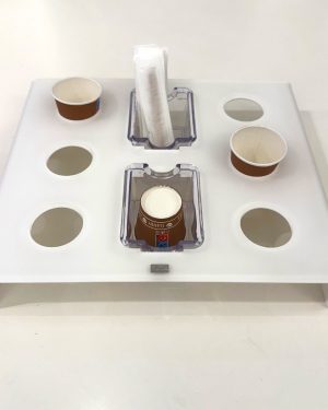 DILLO VASSOIO PER CAFFE BIANCO