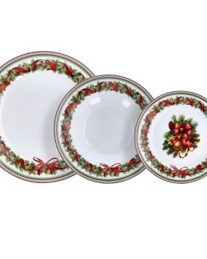 TOGNANA Servizio Piatti 18 Pezzi Christmas eve