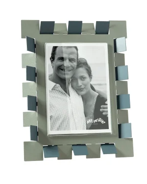 ARTI E MESTIERI Portafoto Vertigo grande giada e petrolio