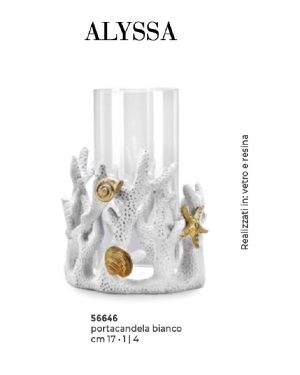 FADE ALISSA PORTACANDELA BIANCO