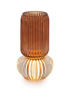 HENRIETTE VASO CAFFE' C/LUCE LED LUMINESCENCE