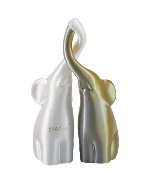 MELAVERDE ELEFANTI INTRECCIATI ORO SILVER