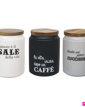 VILLA D'ESTE HOME TIVOLI TRIS BARATTOLI IN GRES VICTIONARY