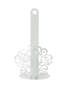 ARTI E MESTIERI PORTA ROTOLO SCARABOCCHIO BIANCO MARMO