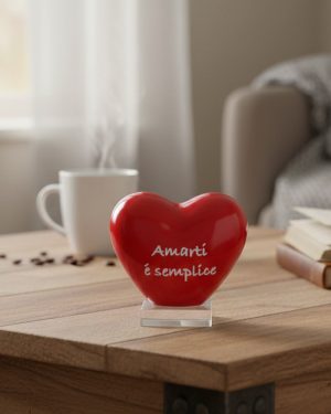 GLI ALBERELLI CUORE PICCOLO CON SCRITTA