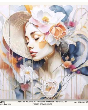 ARTITALIA QUADRO SOGNO D'AMORE 100X100