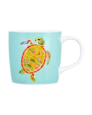 MAXWELL & WILLIAMS PETE CROMER OZZIE OCEAN MUG 370 ML GREEN TURTLE