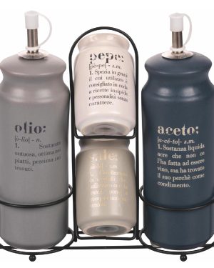 VILLA D'ESTE MENAGE OLIO ACETO SALE E PEPE