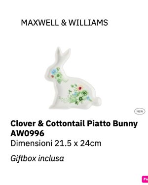 CLOVER & COTTONTAIL PIATTO BUNNY