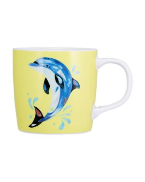 MAXWELL & WILLIAMS PETE CROMER OZZIE OCEAN MUG 370 ML DOLPHIN