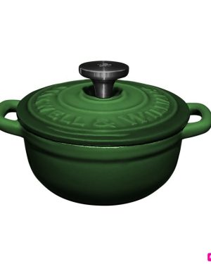 CAST IRON COCOTTE VERDE 9,5 CM