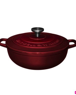CAST IRON CASSERUOLA ROTONDA GHISA ROSSA 26 CM