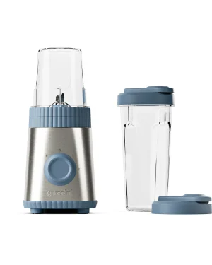 GUZZINI FRULLATORE ON THE GO CON BICCHIERE ACCESSORIO " SOUS CHEF " BLU NAVY