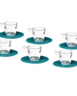 OMADA SET 6 TAZZE CAFFE LINEA EATPOP AZZURRO