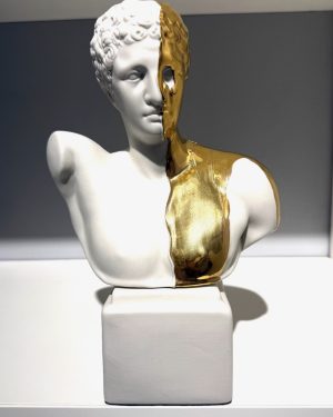 SBORDONE BUSTO ERMES CON VENATURE COLATA ORO