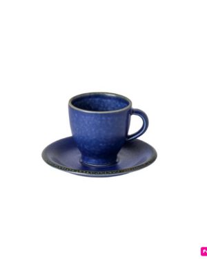 CASAFINA SET 6 TAZZE CAFFE CON PIATTINO POSITANO BLUE