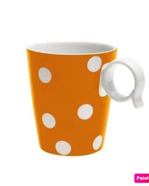 LIVELLARA MUG FRESHNESS DOTS ORANGE