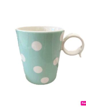 LIVELLARA MUG FRESHNESS DOTS SWEET GREEN