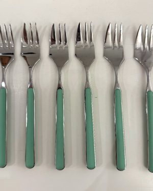 MEPRA SET 6 PEZZI FORCHETTINE DOLCE FANTASIA ACQUAMARINA
