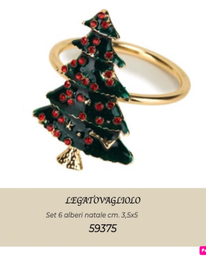 FADE SET 6 LEGATOVAGLIOLO ALBERI NATALE