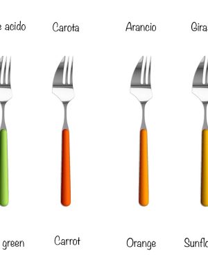 MEPRA SET 6 PEZZI FORCHETTINE DOLCE FANTASIA GIRASOLE