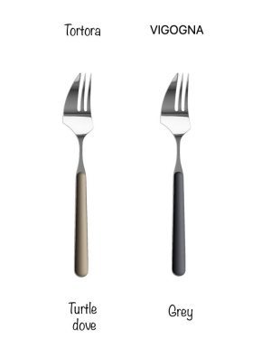 MEPRA SET 6 PEZZI FORCHETTINE DOLCE FANTASIA TORTORA
